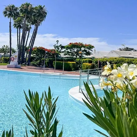 Apartment Cozy&modern W/private Garden Bbq+wifi Maspalomas (Gran Canaria)